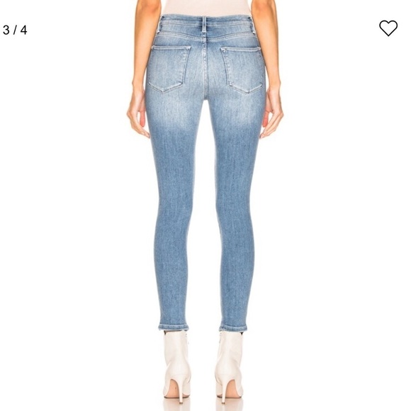 FRAME | Le High Skinny Front Chew Paltrow Jeans 27 - Picture 14 of 15